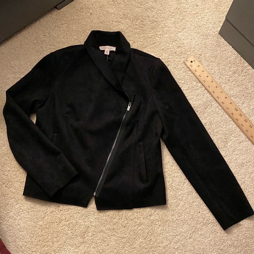 Faux Leather black jacket